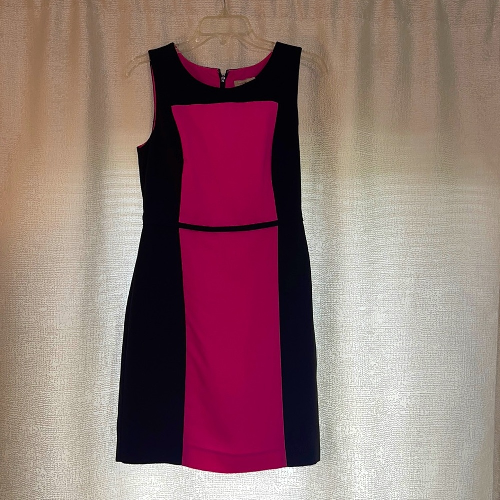 Banana Republic Pink & Black Dress size 4